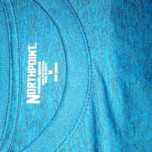 Blue Northpoint active shirt